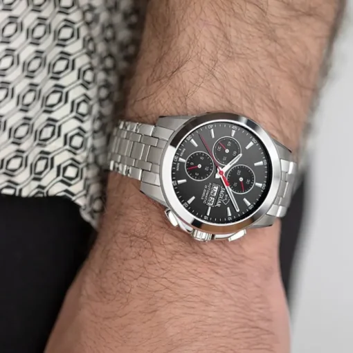 Jaguar Herrenuhr Edelstahl silber Jaguar Le Chronographe Armbanduhr UJ978/4