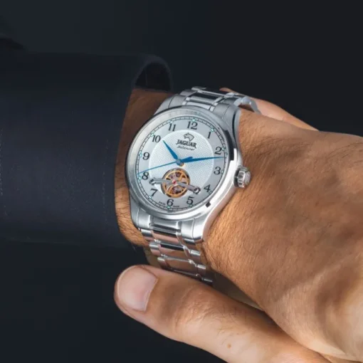 Jaguar Herrenuhr Edelstahl silber Jaguar Balancier Armbanduhr UJ965/1