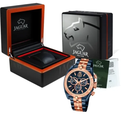 Jaguar Herrenuhr Edelstahl blau rose J810/1 Saphir Special Edition UJ810/1
