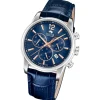 Jaguar Herrenuhr Leder blau Jaguar Acamar Armbanduhr UJ968/2