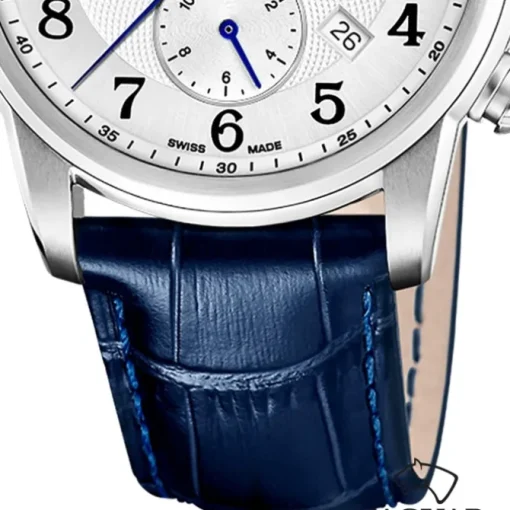Jaguar Herrenuhr Leder blau Jaguar Acamar Armbanduhr UJ968/4