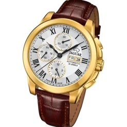 Jaguar Herrenuhr Leder braun Jaguar Le Chronographe Armbanduhr UJ976/1