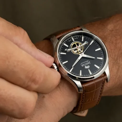 Jaguar Herrenuhr Leder braun Jaguar Balancier Armbanduhr UJ966/5