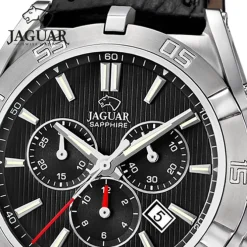 Jaguar Herrenuhr Leder schwarz Jaguar Executive Armbanduhr UJ857/D