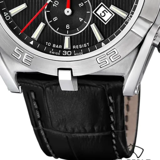 Jaguar Herrenuhr Leder schwarz Jaguar Executive Armbanduhr UJ857/D