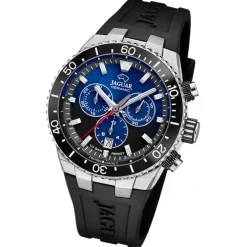 Jaguar Herrenuhr Silikon schwarz Jaguar Ceramic Armbanduhr UJ1021/6