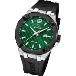 Jaguar Herrenuhr Silikon schwarz Jaguar Diplomatic Armbanduhr UJ1019/1