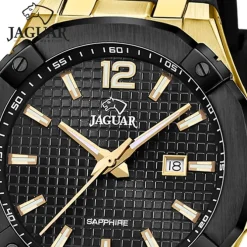 Jaguar Herrenuhr Silikon schwarz Jaguar Diplomatic Armbanduhr UJ1012/1