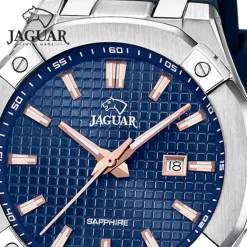 Jaguar Herrenuhr Silikon blau Jaguar Diplomatic Armbanduhr UJ1010/2