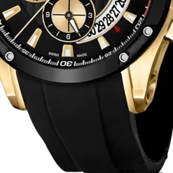 Jaguar Herrenuhr Silikon schwarz Jaguar Special Edition Armbanduhr UJ691/2