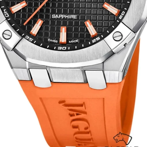 Jaguar Herrenuhr Silikon orange Jaguar Diplomatic Armbanduhr UJ1010/1