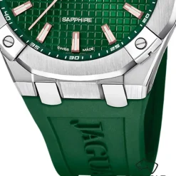 Jaguar Herrenuhr Silikon grün Jaguar Diplomatic Armbanduhr UJ1010/3