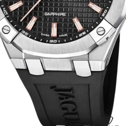 Jaguar Herrenuhr Silikon schwarz Jaguar Diplomatic Armbanduhr UJ1010/4