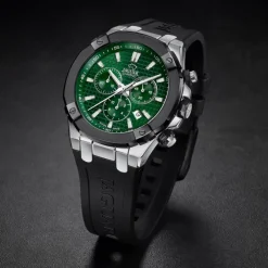 Jaguar Herrenuhr Silikon schwarz Jaguar Diplomatic Armbanduhr UJ1020/1