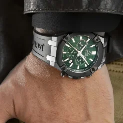 Jaguar Herrenuhr Silikon schwarz Jaguar Diplomatic Armbanduhr UJ1020/1