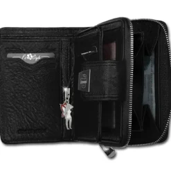 Jennifer Jones Leder schwarz Portemonnaie RFID OPJ708S