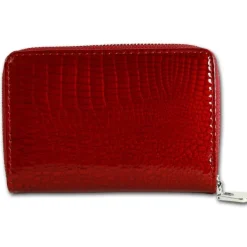 Jennifer Jones Portemonnaie RFID Schutz Croco Echt-Leder rot OPJ711R