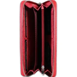 Jennifer Jones Portemonnaie Totenkopf Damen Kunstleder rot OPJ716R