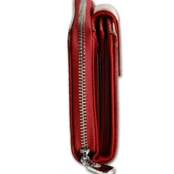 Jennifer Jones Portemonnaie RFID Schutz Croco Echt-Leder rot OPJ711R