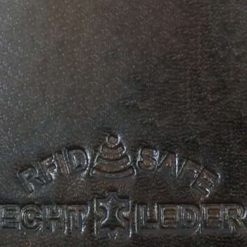 Jennifer Jones Portemonnaie RFID Croco Echtleder schwarz OPJ711S