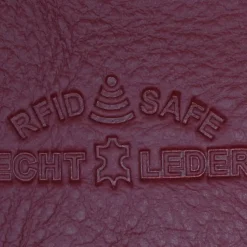 Jennifer Jones Portemonnaie RFID Schutz Croco Echt-Leder rot OPJ711R