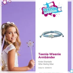Kinder Armband hellblau mit Fisch Kinderschmuck 925er Silber TW SDA8001H