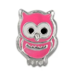 Kinder Ohrring Eule rosa Silber Ohrstecker Kinderschmuck TW SDO8101P