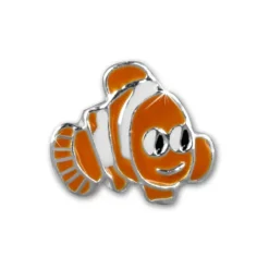 Kinder Ohrring Fisch orange Silber Ohrstecker Kinderschmuck TW SDO8113O