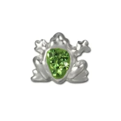 Kinder Ohrring Frosch grün Silber Ohrstecker Kinderschmuck TW SDO8005L