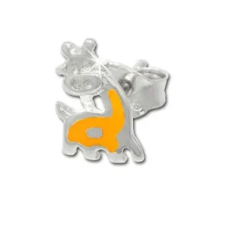 Kinder Ohrring Giraffe gelb Silber Ohrstecker Kinderschmuck TW SDO205Y
