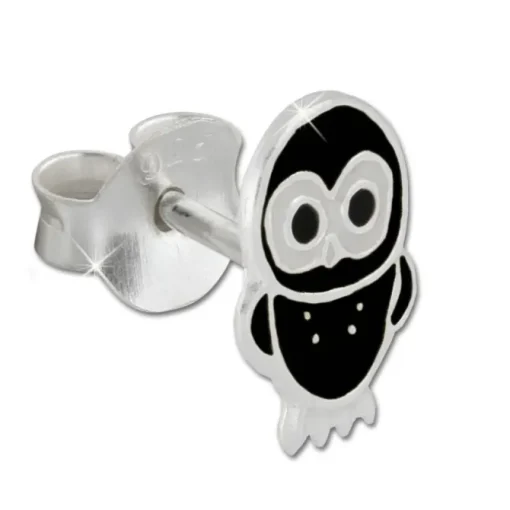 Kinder Ohrring Käuzchen Silber Ohrstecker Kinderschmuck TW SDO8100S