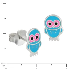 Kinder Ohrring Käuzchen Silber Ohrstecker Kinderschmuck TW SDO8100T