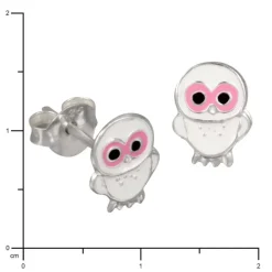 Kinder Ohrring Käuzchen Silber Ohrstecker Kinderschmuck TW SDO8100W