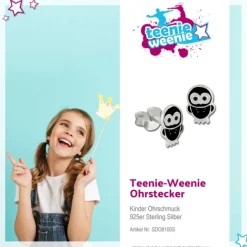 Kinder Ohrring Käuzchen Silber Ohrstecker Kinderschmuck TW SDO8100S
