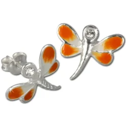 Kinder Ohrring Libelle Silber Ohrstecker Kinderschmuck TW SDO8109O