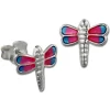 Kinder Ohrring Libelle Silber Ohrstecker Kinderschmuck TW SDO8119P