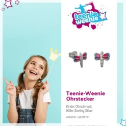 Kinder Ohrring Libelle Silber Ohrstecker Kinderschmuck TW SDO8119P