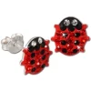 Kinder Ohrring Marienkäfer Silber Ohrstecker Ohrschmuck TW SDO8003R