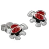 Kinder Ohrring Marienkäfer Silber Ohrstecker Kinderschmuck TW SDO213R