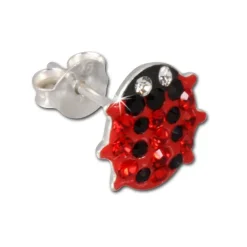 Kinder Ohrring Marienkäfer Silber Ohrstecker Ohrschmuck TW SDO8003R