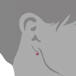 Kinder Ohrring Marienkäfer rosa Silber Ohrstecker Kinderschmuck TW SDO8106P