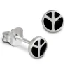 Kinder Ohrring Peace 925er Silber Kinderschmuck TW SDO8118S