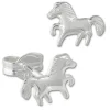 Kinder Ohrring Pferd 925er Sterling Silber Kinderschmuck TW SDO592J