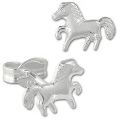 Kinder Ohrring Pferd 925er Sterling Silber Kinderschmuck TW SDO592J