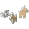 Kinder Ohrring Pferdchen Silber Ohrstecker Kinderschmuck TW SDO606N