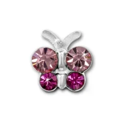 Kinder Ohrring Schmetterling rosa Ohrstecker 925 Kinderschmuck TW SDO8014A