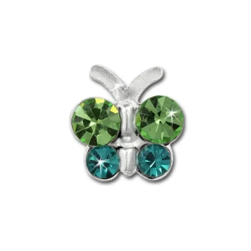 Kinder Ohrring Schmetterling grün Ohrstecker 925 Kinderschmuck TW SDO8014G
