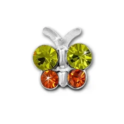 Kinder Ohrring Schmetterling gelb Ohrstecker 925 Kinderschmuck TW SDO8014Y