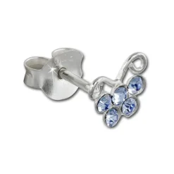 Kinder Ohrring Schmetterling blau Ohrstecker 925 Kinderschmuck TW SDO8015B