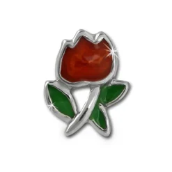Kinder Ohrring Tulpe Silber Ohrstecker Kinderschmuck TW SDO216R
